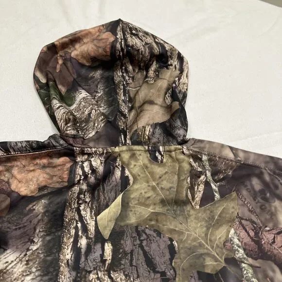 Browning Hoodie Mens Small Camo Performance Sweatshirt Mossy Oak - Picture 11 of 14